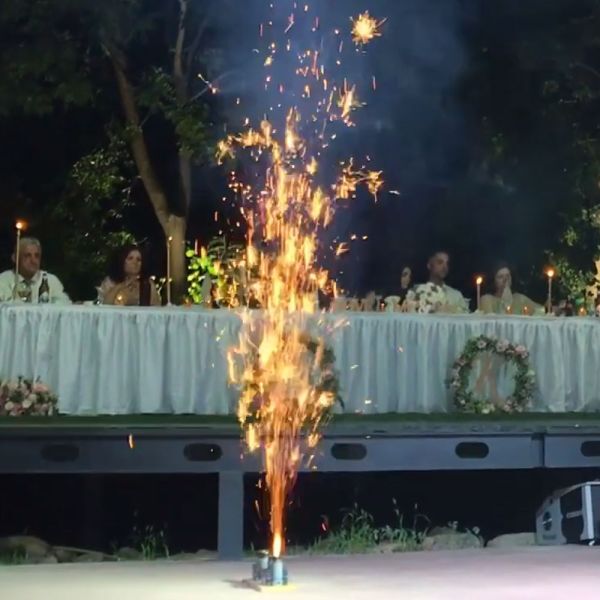 Fountain gold cold fire 3m 30sec with CE  balloon-fire-gr