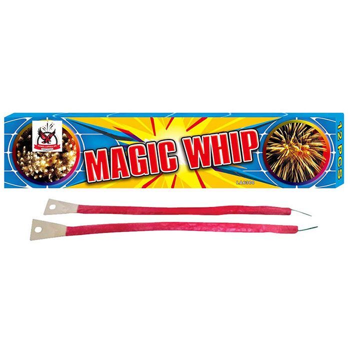 Magic whip LA6300 (12 PCS) Balloon-fire-gr-Χονδρική