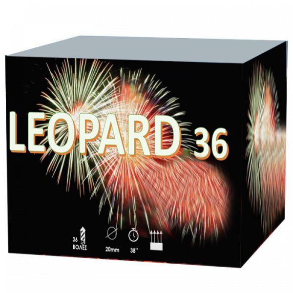 Fireworks 36 shots Leopard balloon-fire-gr