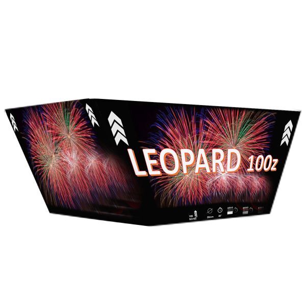 Fireworks 100z shots Leopard Balloon-fire-gr-Χονδρική