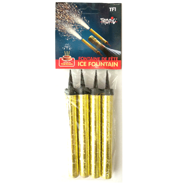 Cake fountain TF1 Tropic 60sec duration 4 pcs pack Balloon-fire-gr-Χονδρική