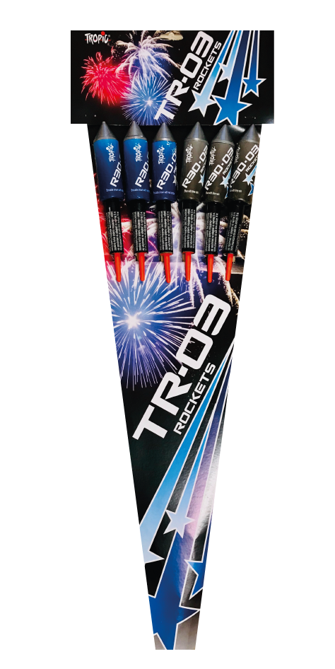 Rockets fireworks TR03 Pack of 6 pcs Balloon-fire-gr-Χονδρική