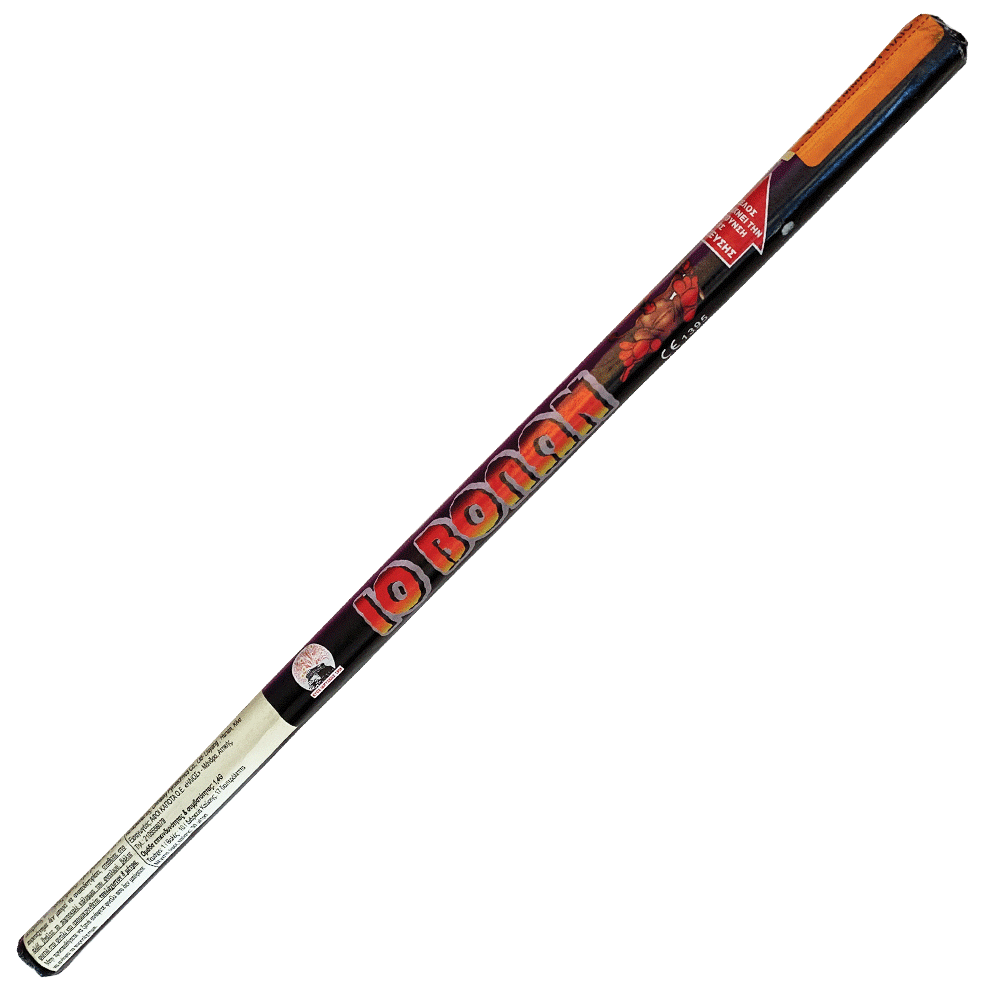 Roman candles 10 shots Triaina 4 pcs pack balloon-fire-gr