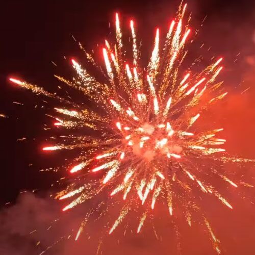 Fireworks 88 shots TW43 Eagle Tropic balloon-fire-gr