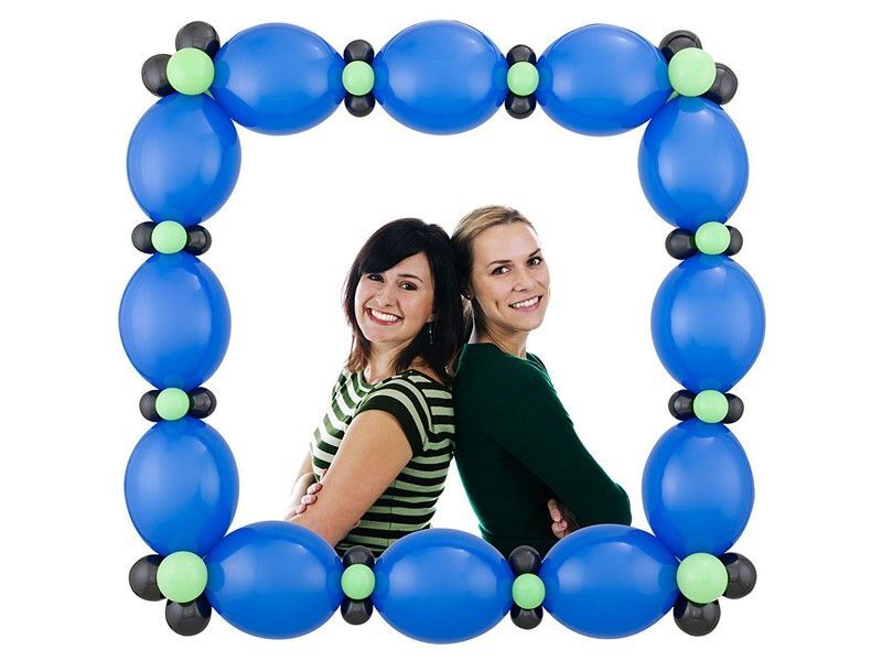Balloon latex light blue 2 link arch 14 inch 100 pcs