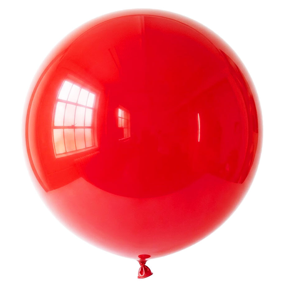 Balloon 36" (1 meter) Red S1 Matte (Piece) - Marco Polo Quality Balloons