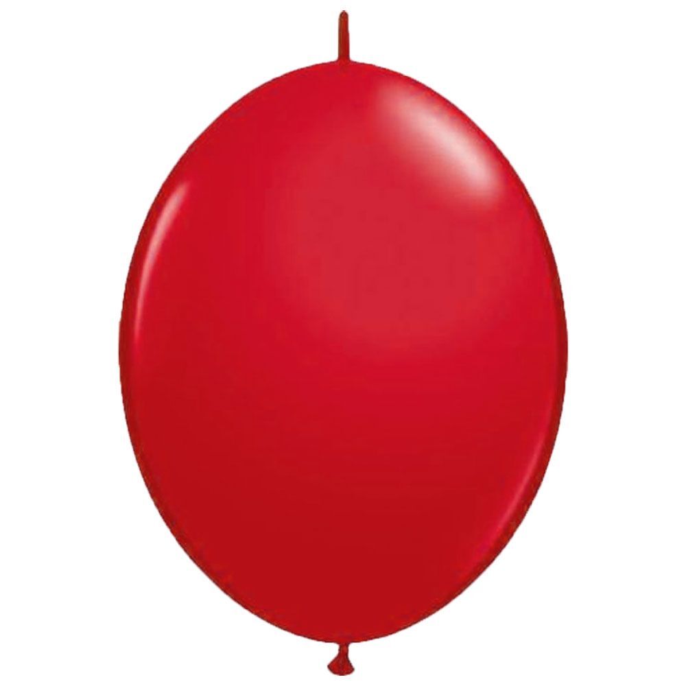 Balloon latex red 2 link arch 14 inch 100 pcs