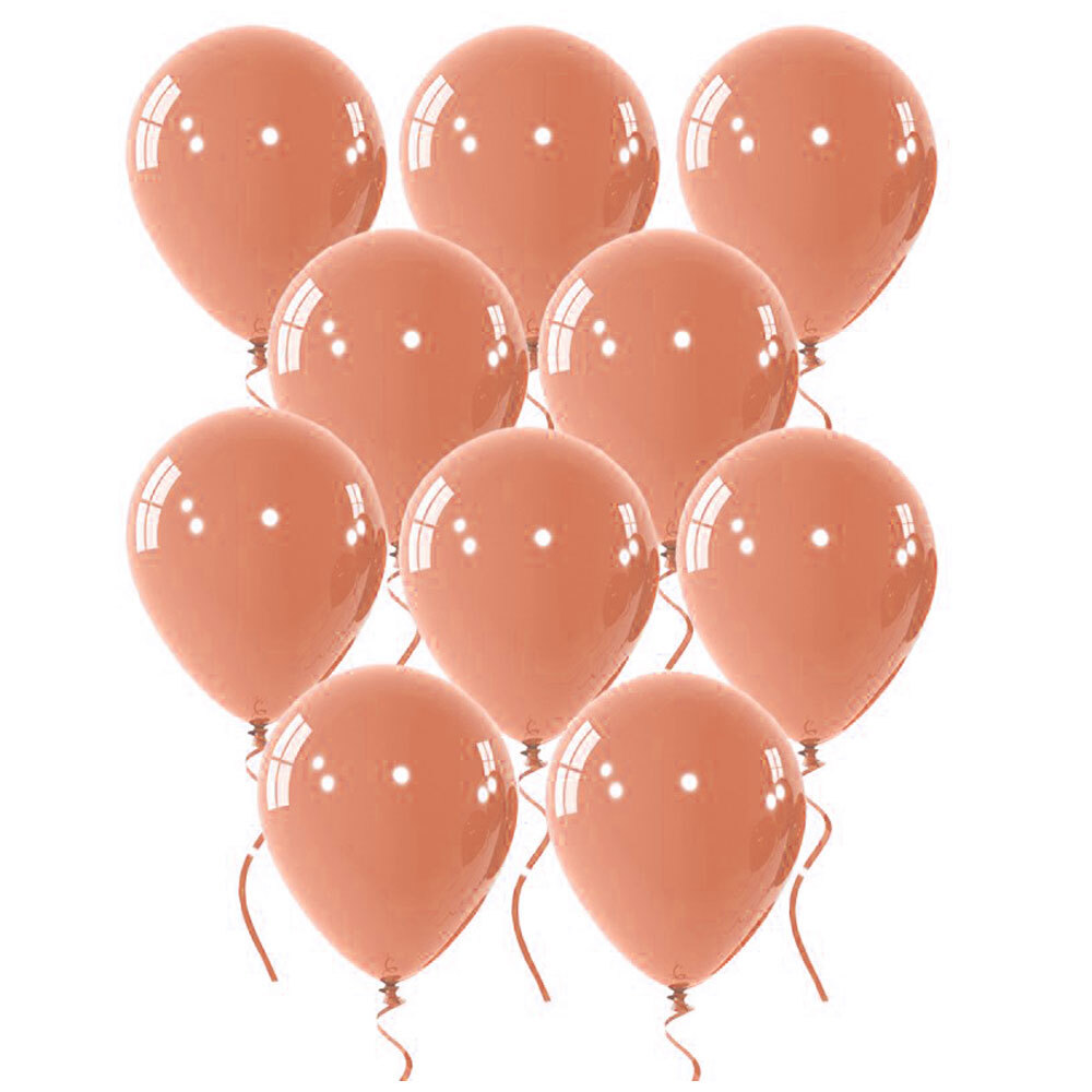 Μπαλόνια 13 ιντσών περλέ Rose Gold Σάπιο μήλο 15 τεμάχια 4