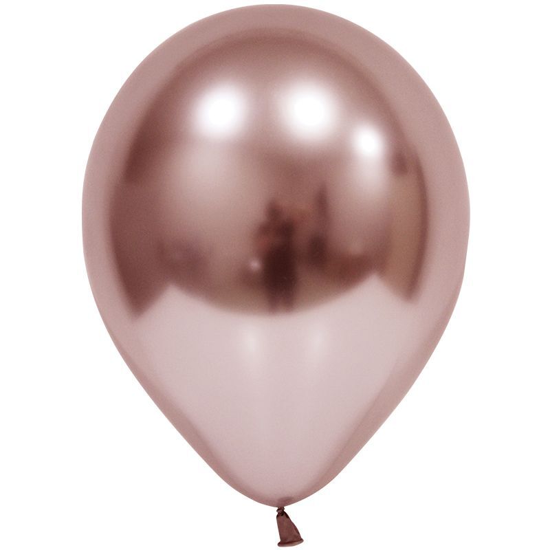 Balloons 12,5'' Rose Gold Extra Metallic Chrome (50 pcs)