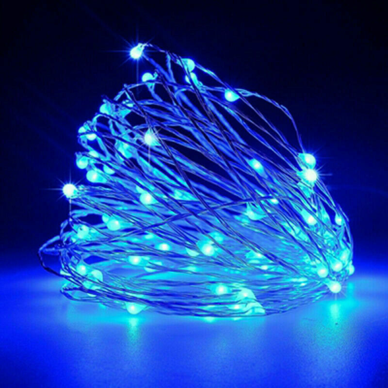 Led Λευκός φωτισμός με μπαταρίες - 3 μέτρα μήκος με 30 Led λαμπάκια 6