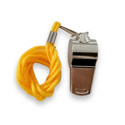 Professional Stainless Steel Whistle - In Transparent Box with Lanyard (Piece)
