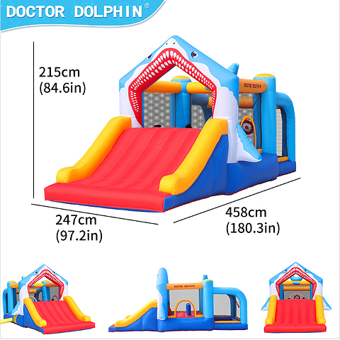 Inflatable Toy Shark Jumping Castle (For Rent Only)