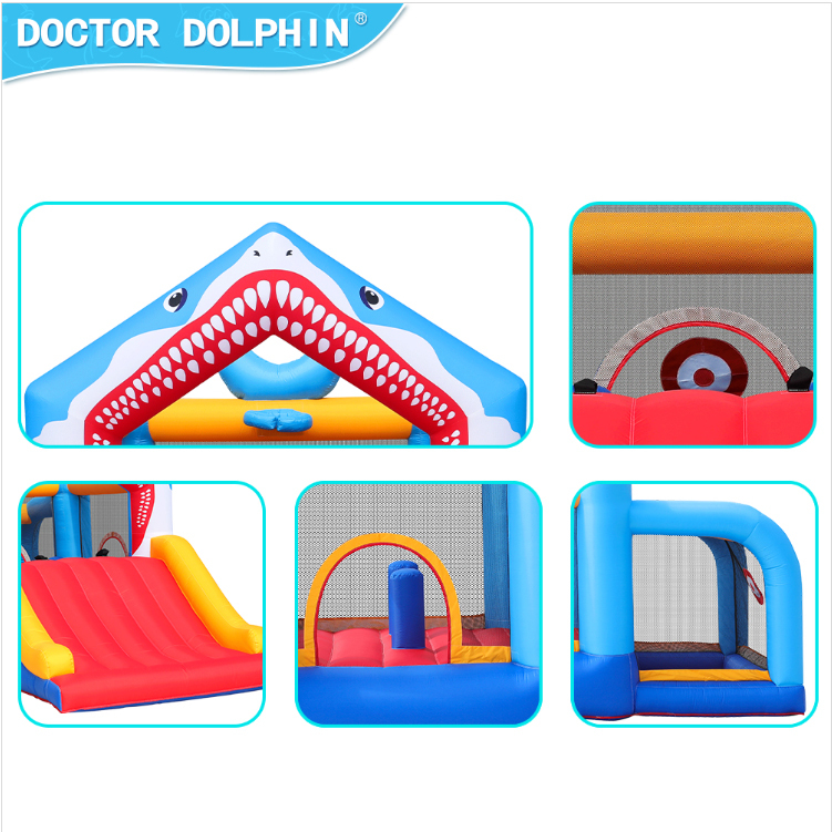 Φουσκωτό Παιχνίδι Shark Jumping Castle (Μόνο Για Ενοικίαση)
