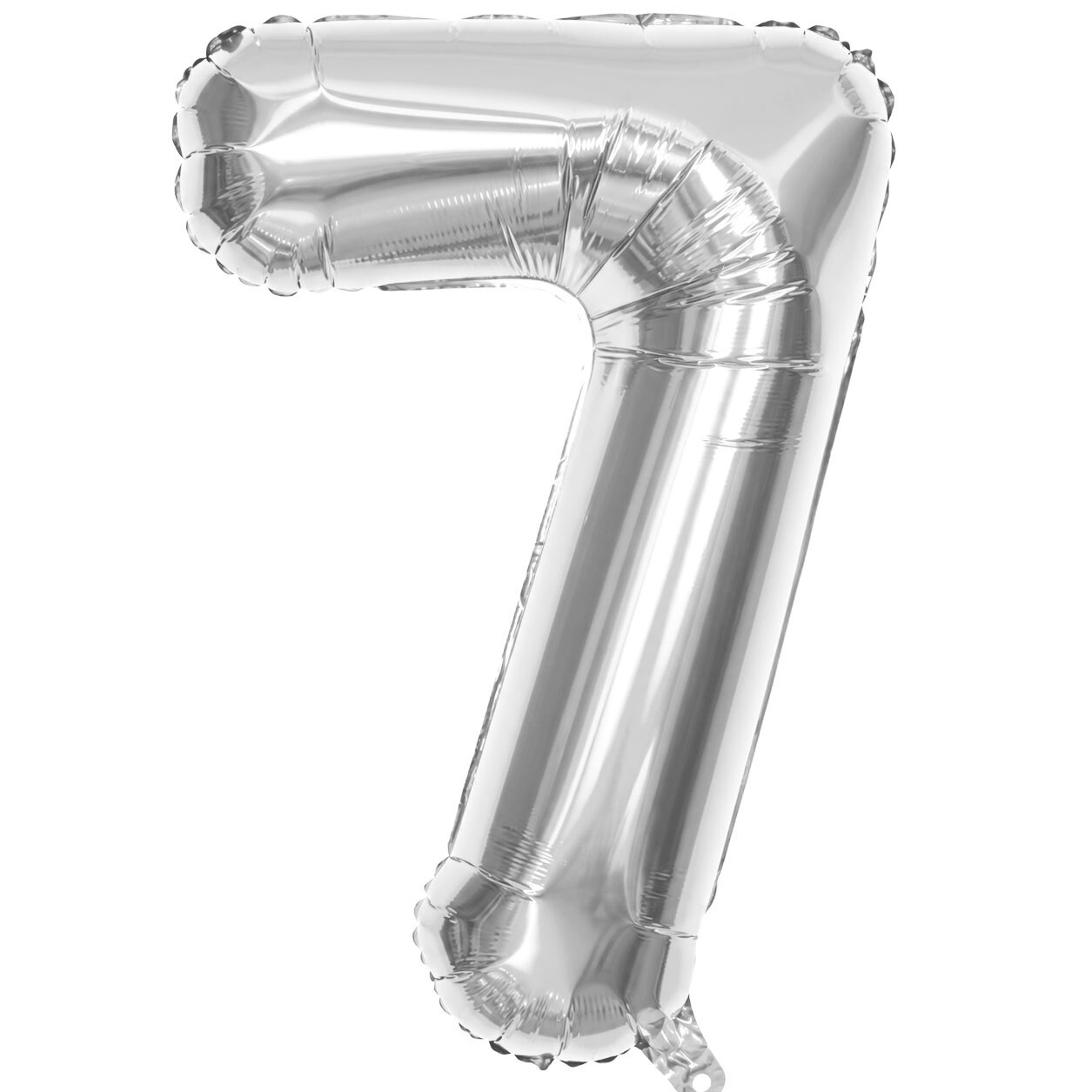 Μπαλόνι Αριθμός Νο 7 Ασημί 86 cm για ήλιο Slim size (Συσκευασμένο)