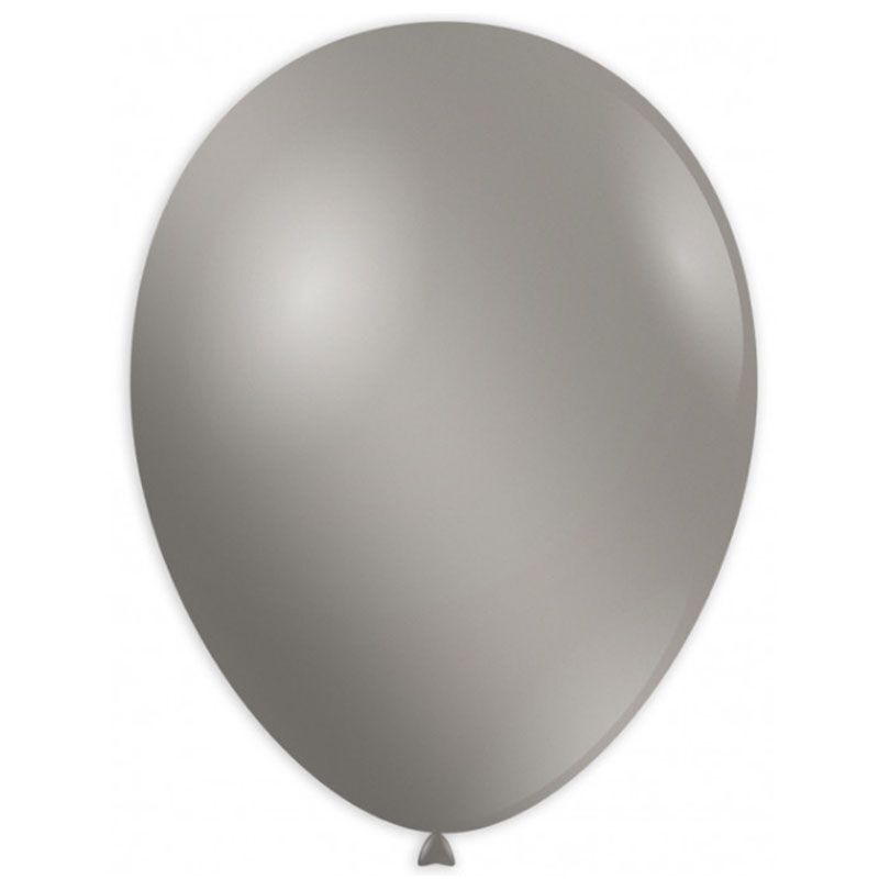Μπαλόνια latex 13 ιντσών περλέ ασημί Rocca Italy Balloons 100 τεμάχια
