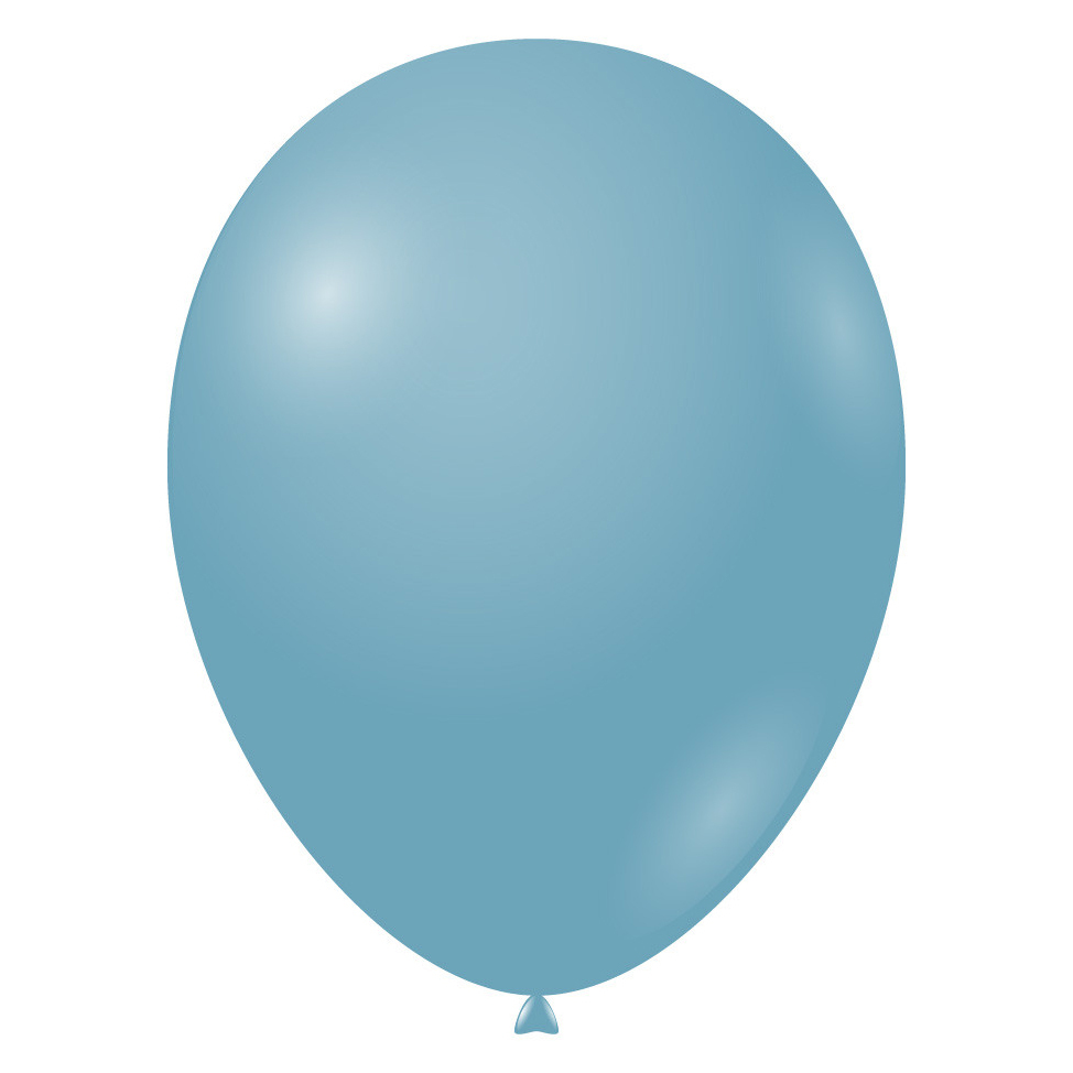 Μπαλόνια 12 ιντσών ματ Γκρι Μπλε Steel Blue (15 τεμάχια)