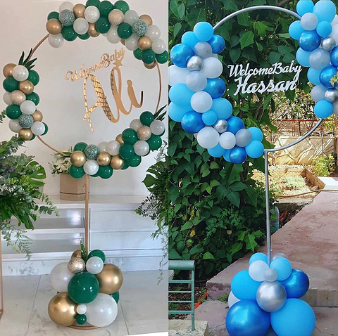 Balloon frame round detachable 1,7 m height 0,70 m diameter