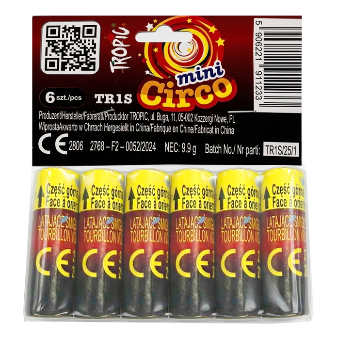 Iπτάμενη Σβούρα Circo Σακουλάκι (6 Τεμάχια)