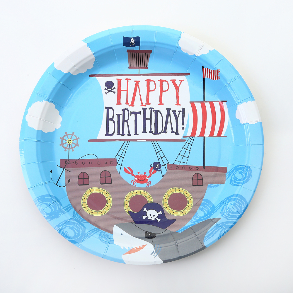 Party Set Pirate - For 6 People (50 Pieces)