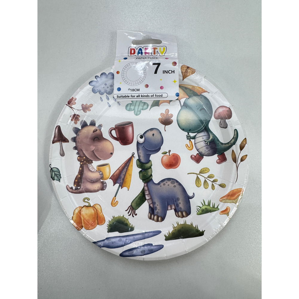 Party Set Dinosaur - For 6 People (50 Pieces)