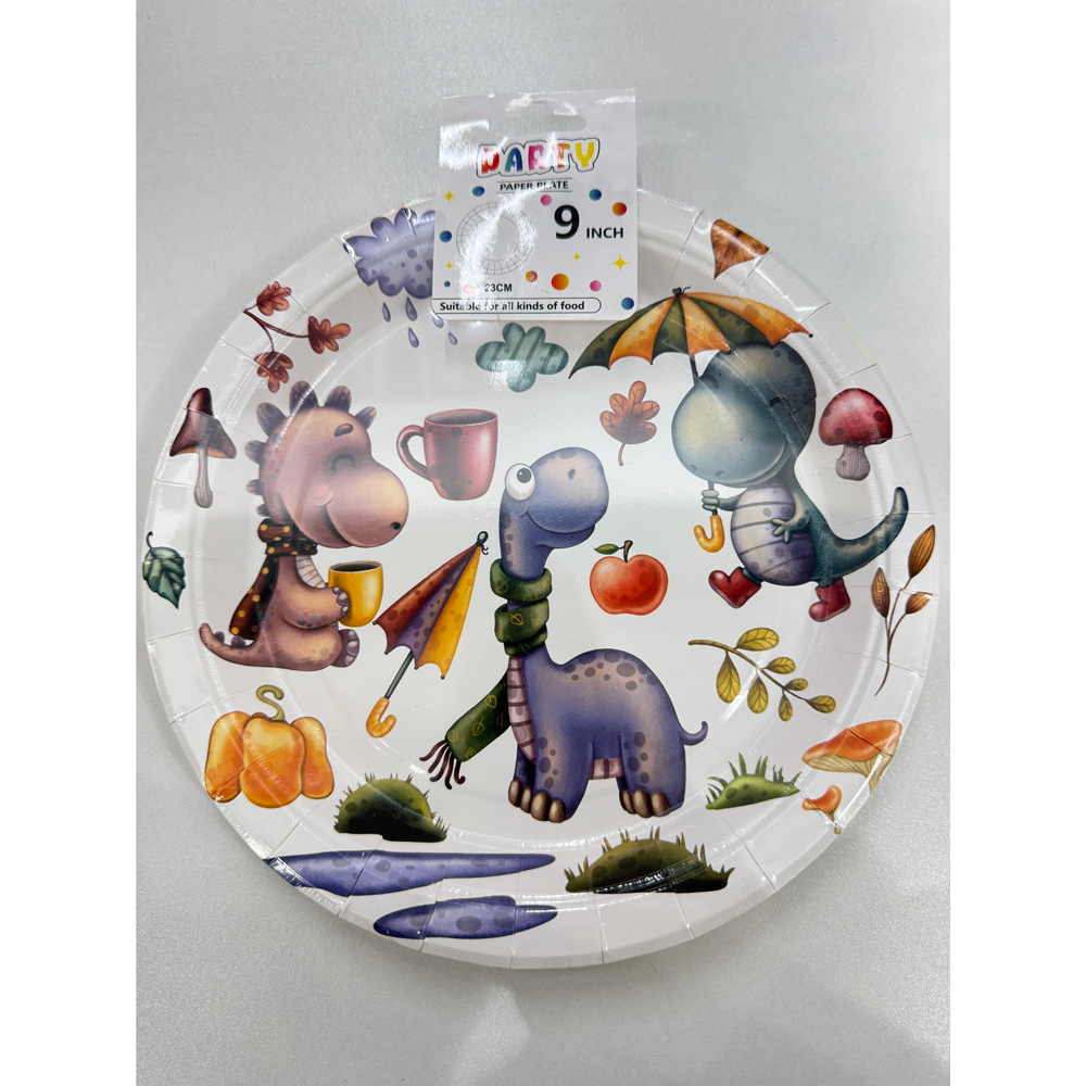Party Set Dinosaur - For 6 People (50 Pieces)
