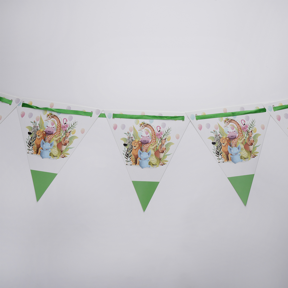 Party Set Jungle Animal Safari - For 6 People (50 Pieces)
