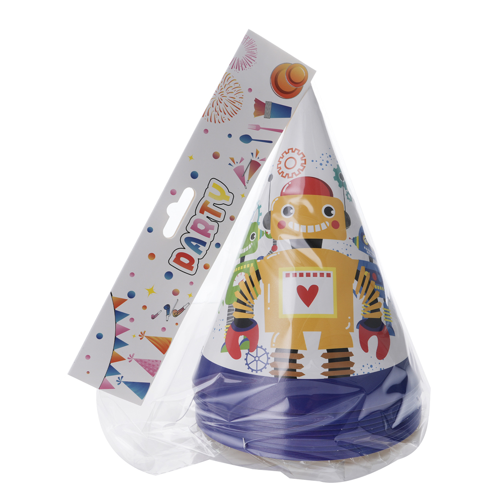 Party Set Robot - For 6 People (50 Pieces)