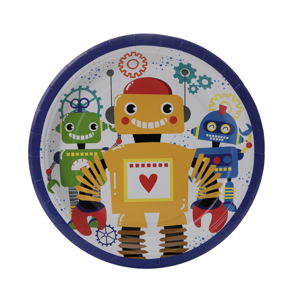 Party Set Robot - For 6 People (50 Pieces)