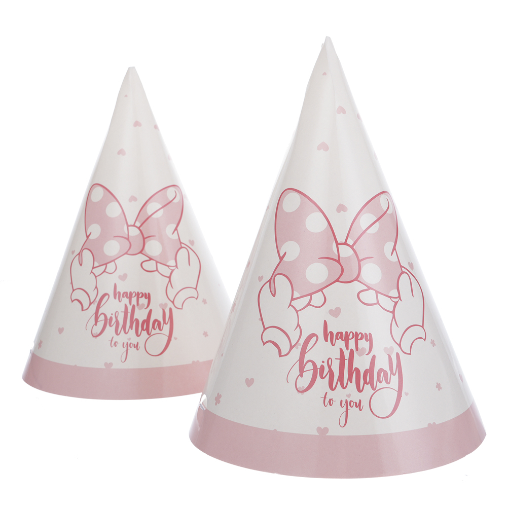 Party Set Pink Lady Happy Birthday - For 6 People (50 Pieces)