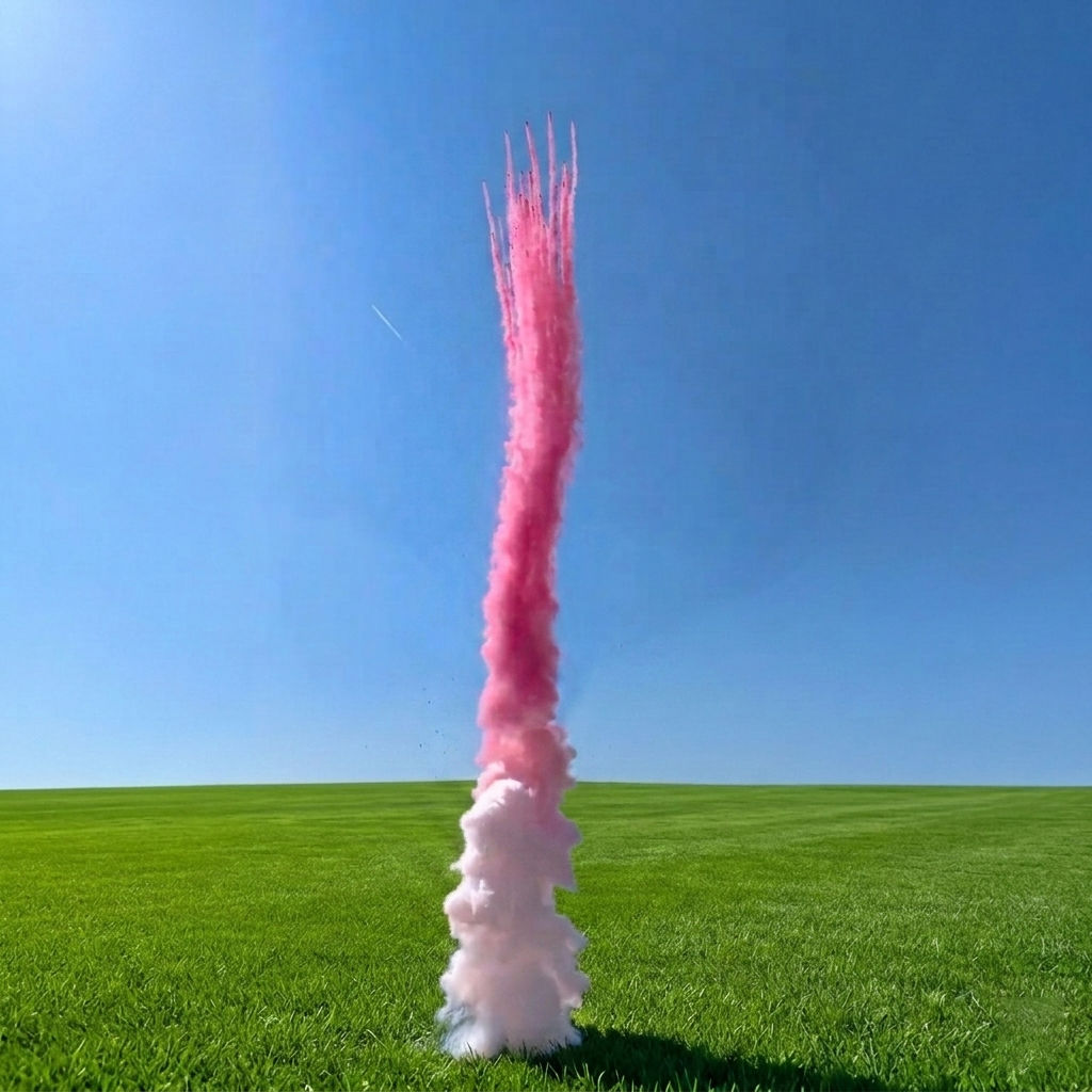 Colored Smoke Day Cannon (Pink) - TD6P Tropic