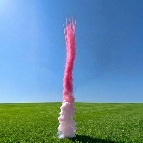 Colored Smoke Day Cannon (Pink) - TD6P Tropic
