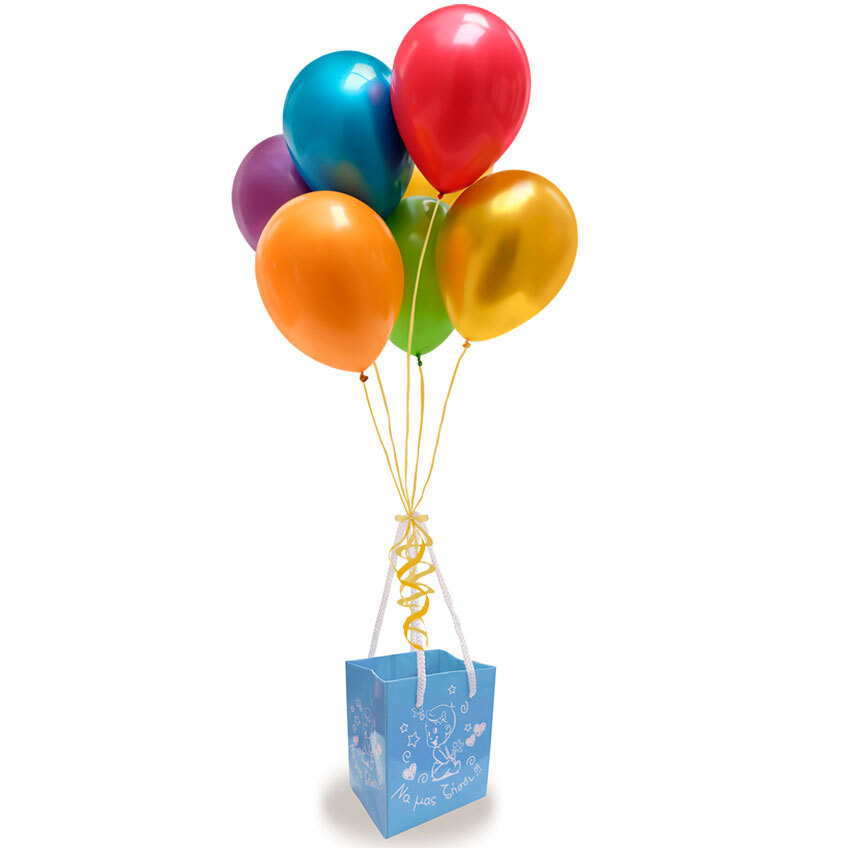 Balloon weight light blue