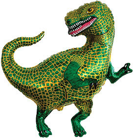 Balloons foil FLEXMETAL TYRANOSAURUS