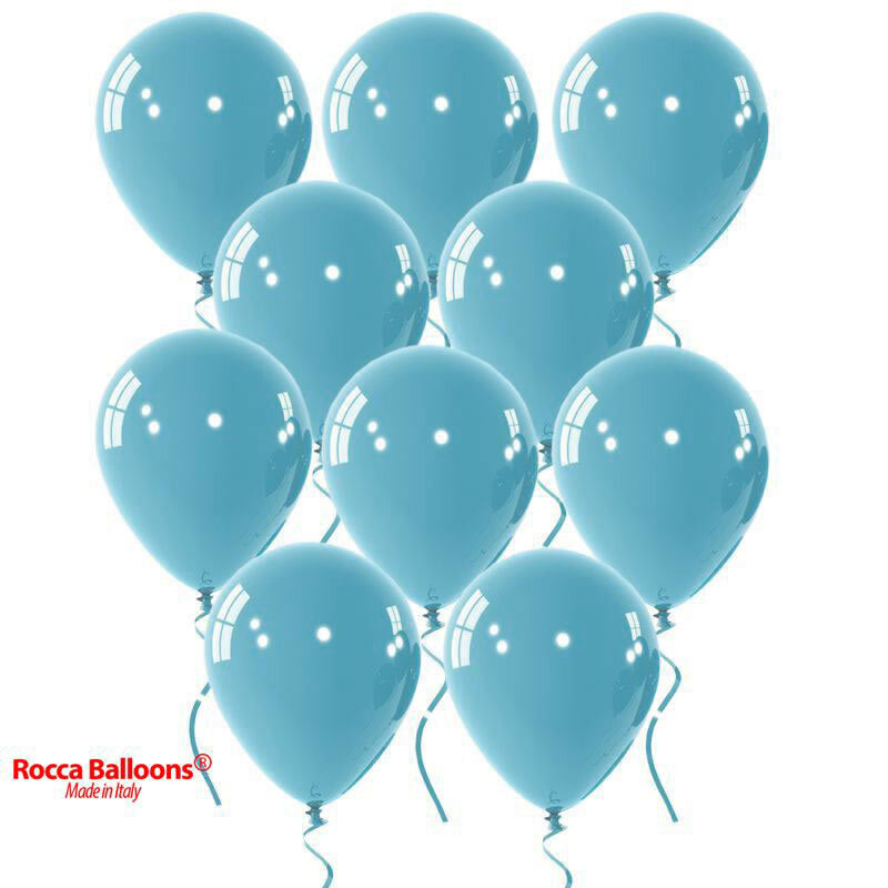 Μπαλόνια latex τυρκουάζ σκούρο ματ 12 ιντσών Rocca Italy Balloons 100 τεμάχια 2