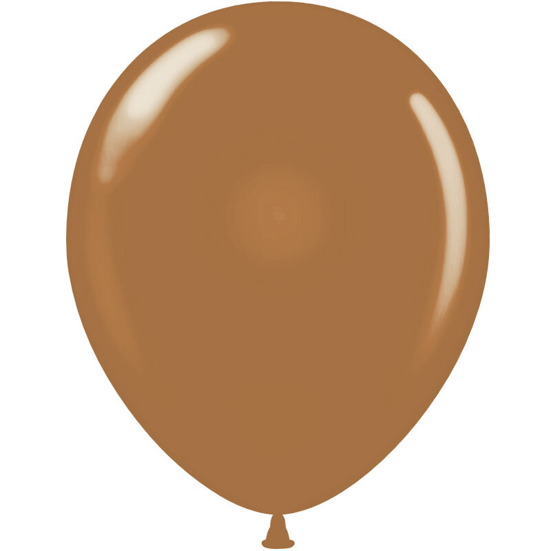 Μπαλόνι 12'' (30cm) Καφέ Mocha Vintage (25 Tεμάχια) - Marco Polo Quality Balloons 3