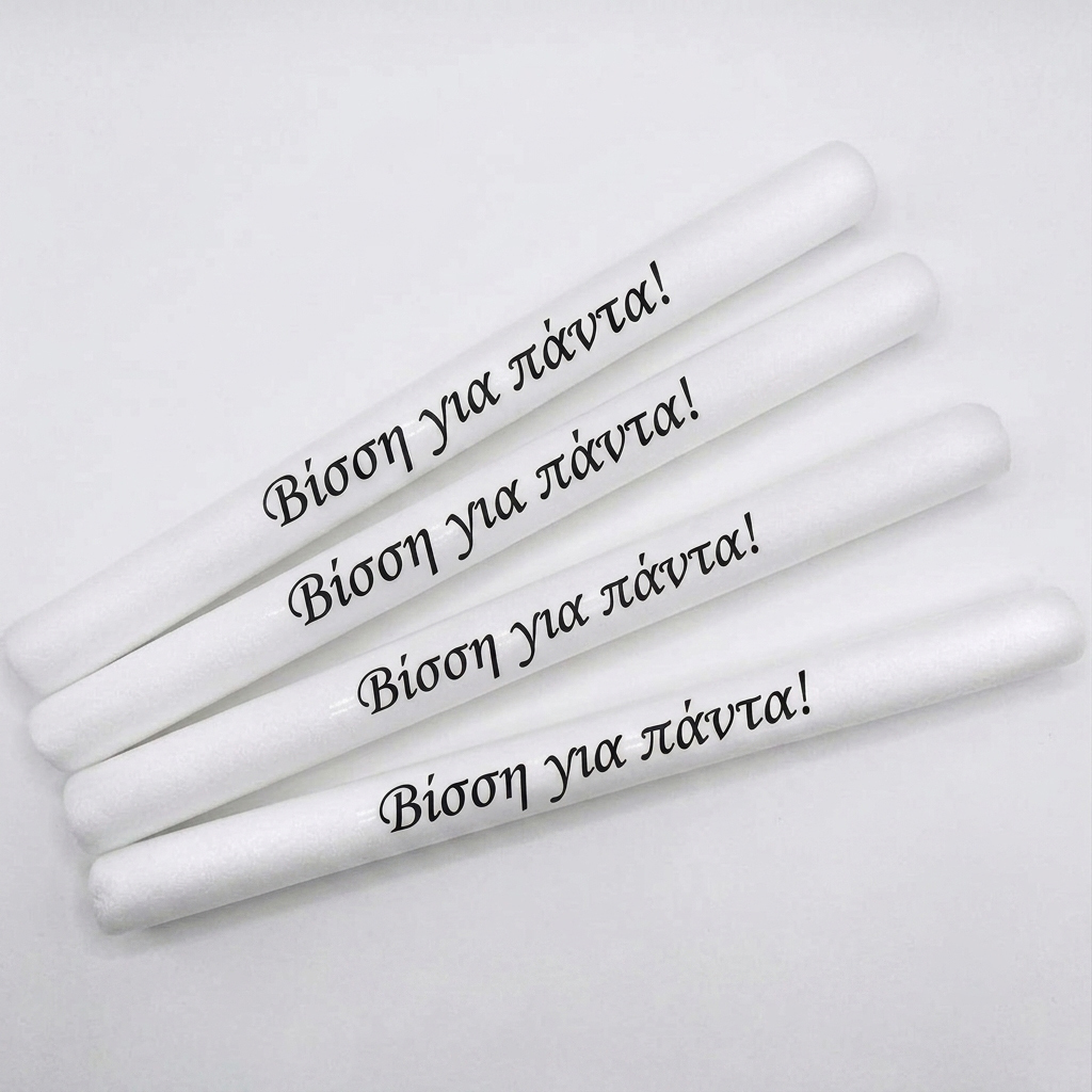 Led Foam Stick White 47cm - Wedding Set 30 Pieces
